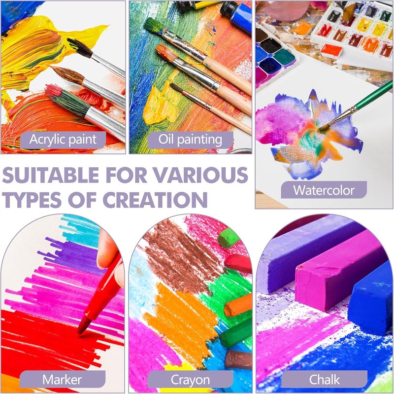 FUMILE Canvas Boards for Painting 8x8, 6 Pack Canvases for Painting Primed Acid Free Blank Canvas Panels for Painting Canvas for Classroom and Painting Parties. - Image 4